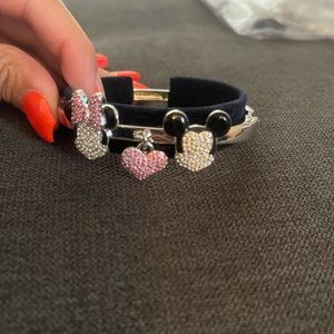 Swarovski Mickey & Minnie bracelet